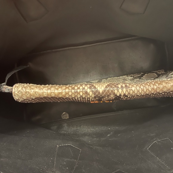 Prada python large double bag - Picture 4 of 11